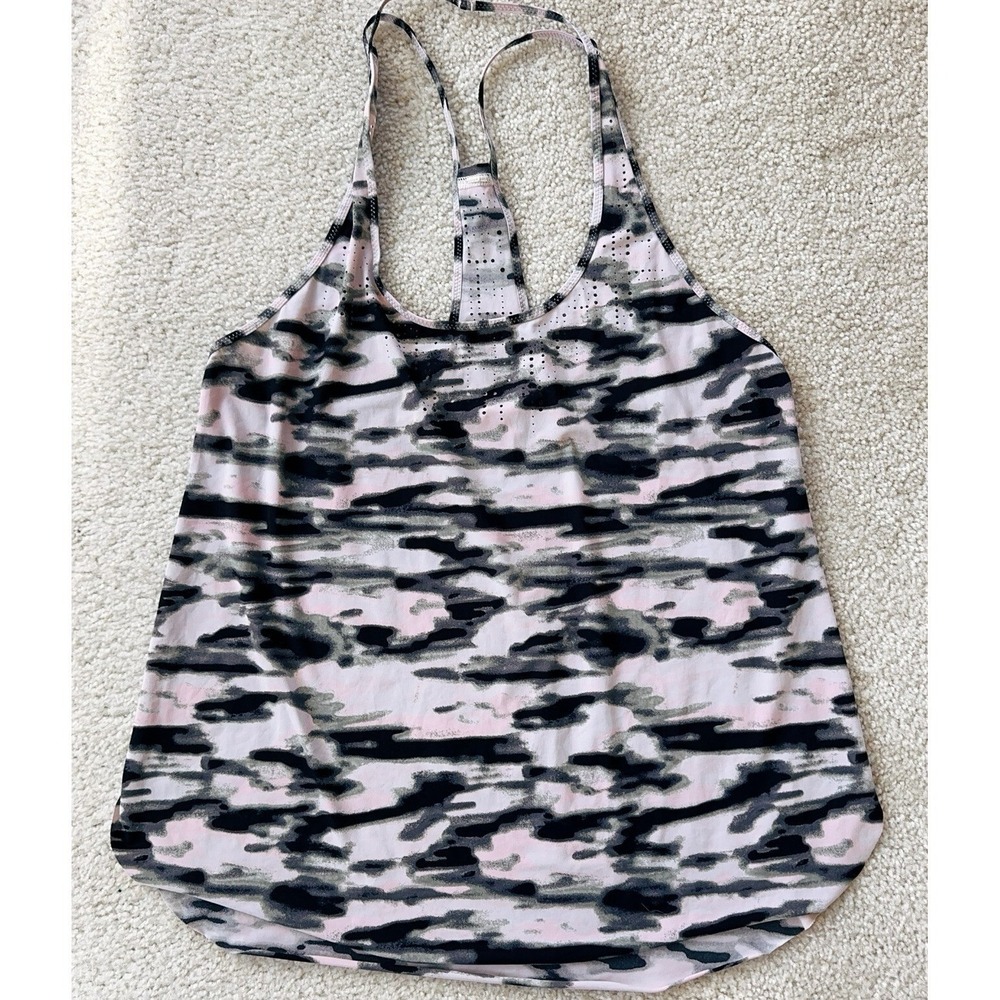 Lululemon Water Bound Singlet Tank Top Cami Size 6/8 Pink Tie Dye Racer Back